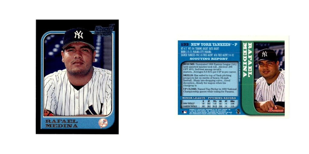 1997 Bowman Rafael Medina Baseball Cards #133