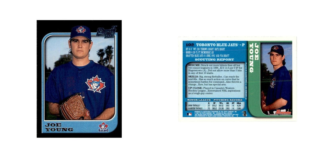1997 Bowman Joe Young Baseball Cards #102