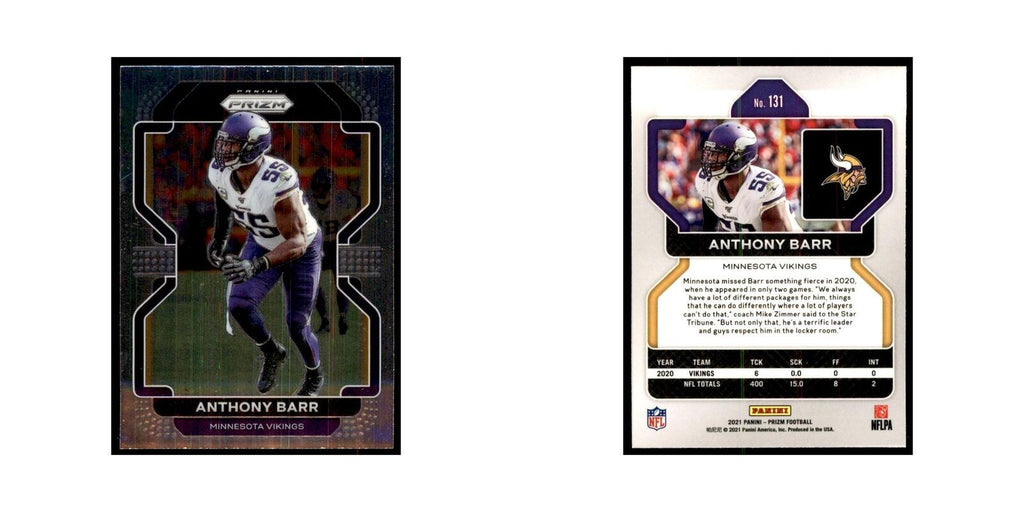 Anthony Barr 2021 Panini Prizm #131 Football Cards Football Card NM