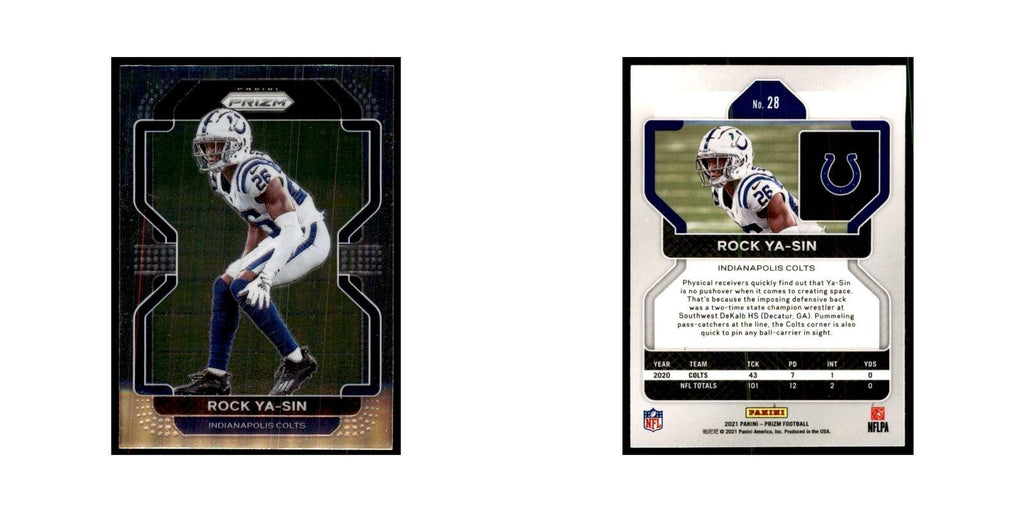 Rock Ya-Sin 2021 Panini Prizm #28 Football Cards Football Card NM