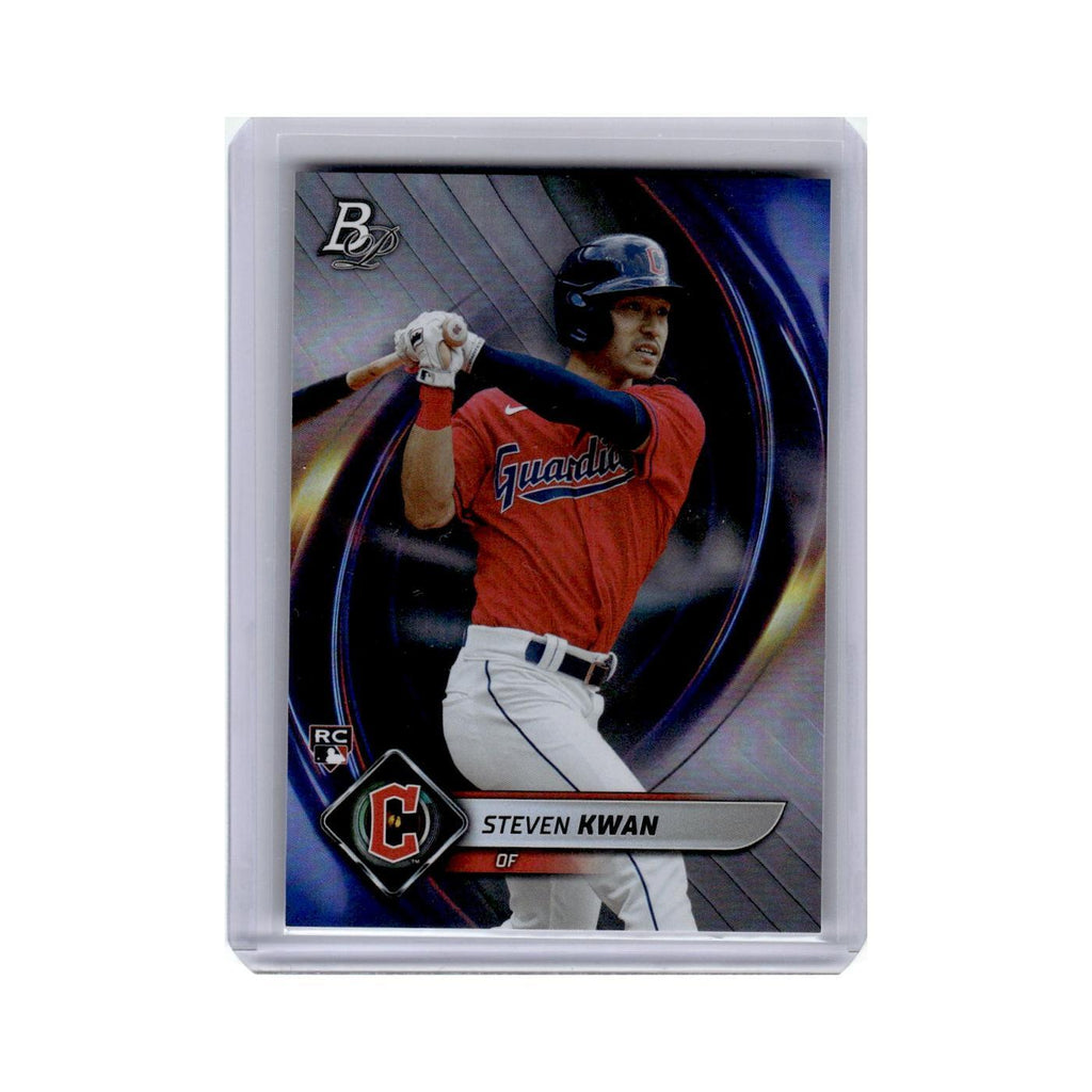 Steven Kwan Rookie 2022 Bowman Platinum #66 Cleveland Guardians Baseball Card NM