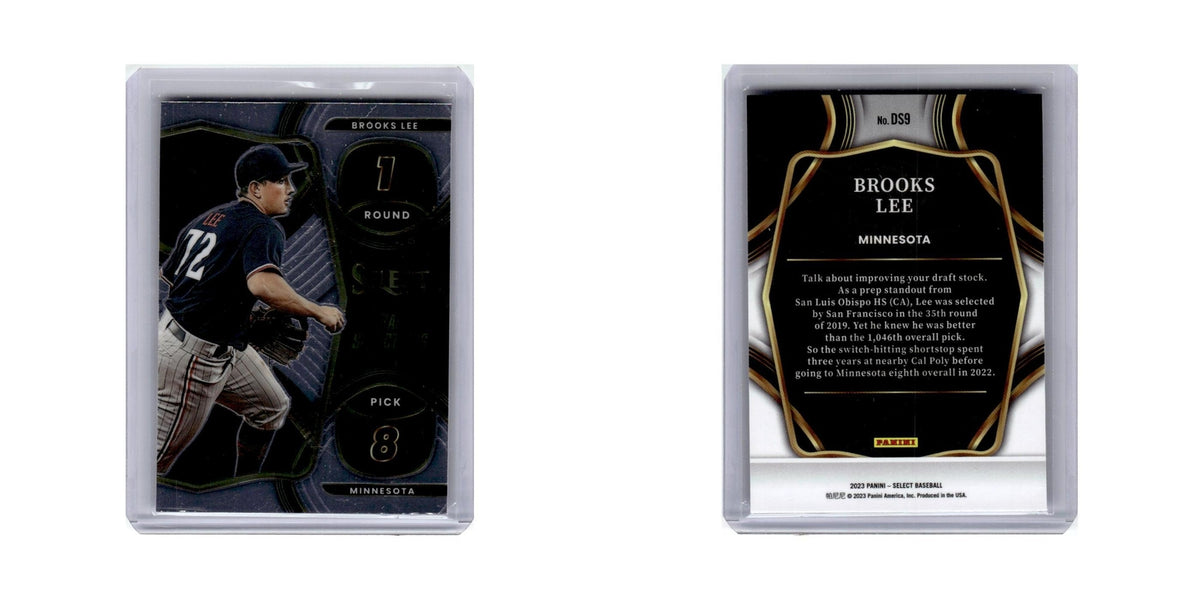 Brooks Lee 2023 Panini Select Draft Selections #DS9 Minnesota Twins NM