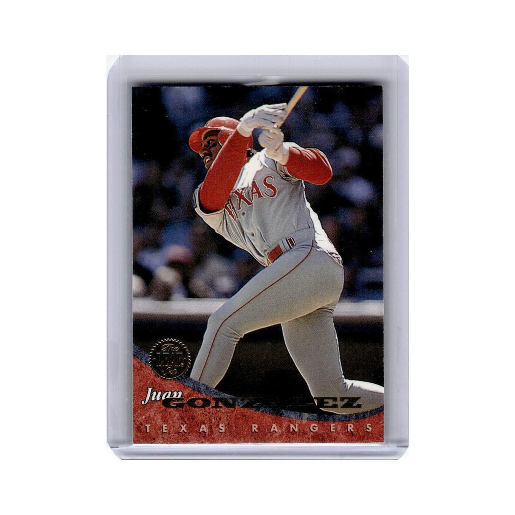 Juan Gonzalez 1994 Leaf #418 Texas Rangers Baseball Card NM