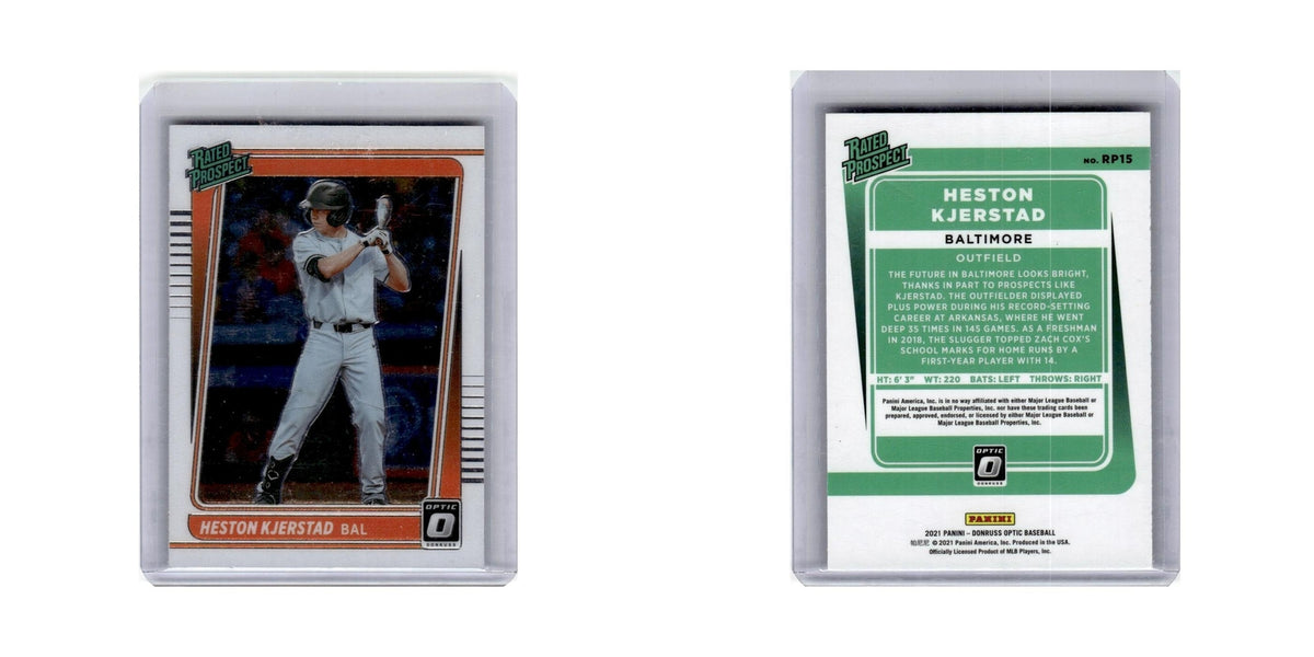 Heston Kjerstad 2021 Donruss Optic Rated Prospect #RP15 Baltimore Orioles NM