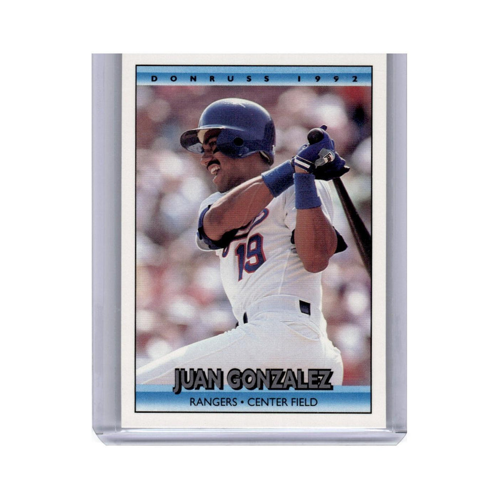 Juan Gonzalez 1992 Donruss #393 Texas Rangers Baseball Card NM