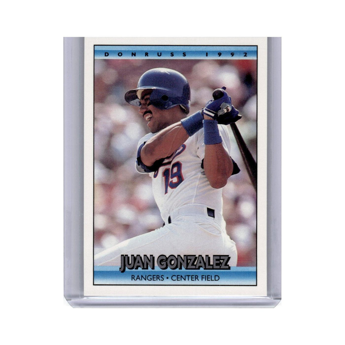 Juan Gonzalez 1992 Donruss #393 Texas Rangers Baseball Card NM