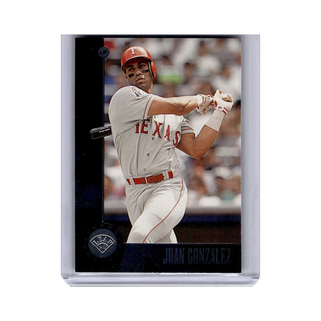 Juan Gonzalez 1996 Leaf #107 Texas Rangers Baseball Card NM