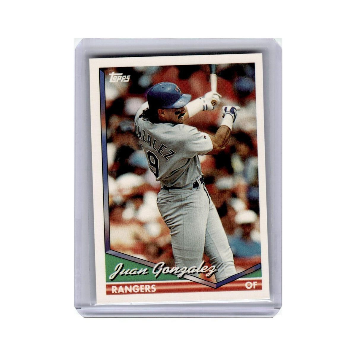 Juan Gonzalez 1994 Topps #685 Texas Rangers Baseball Card NM