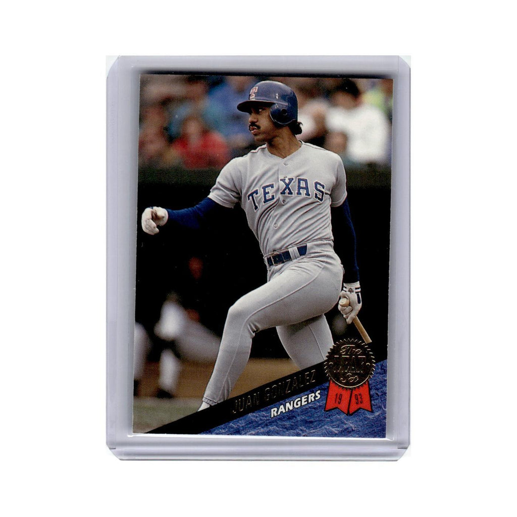 Juan Gonzalez 1993 Leaf #170 Texas Rangers Baseball Card NM
