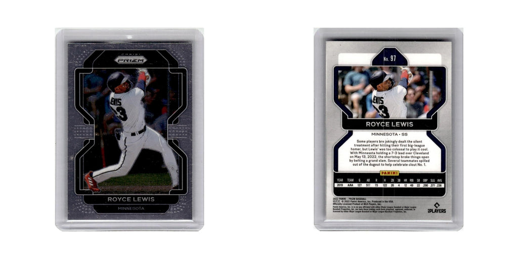 Royce Lewis Rookie 2022 Panini Prizm #97 Minnesota Twins Baseball Card NM