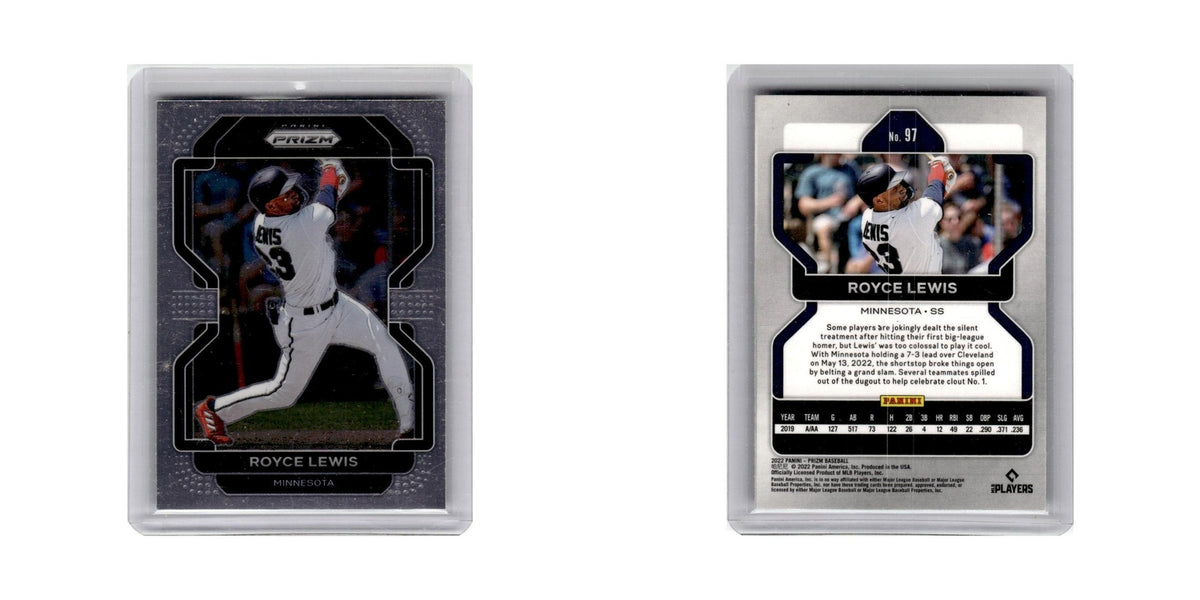 Royce Lewis Rookie 2022 Panini Prizm #97 Minnesota Twins Baseball Card NM