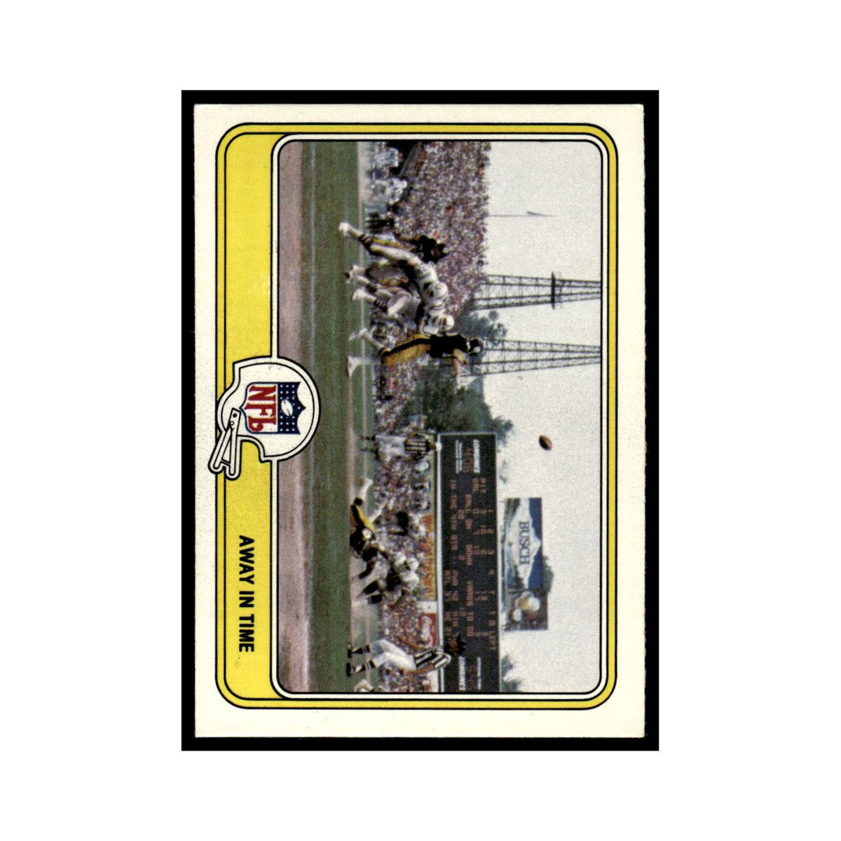 Away In Time 1981 Fleer Team Action #77 Football Card NM