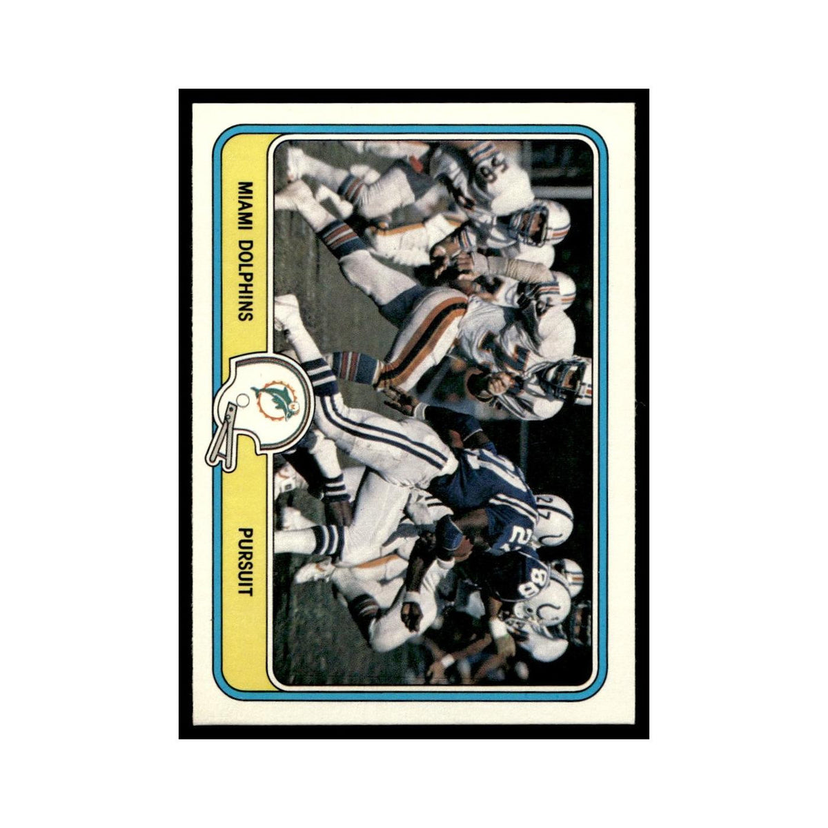 Pursuit 1981 Fleer Team Action #28 Miami Dolphins Football Card NM