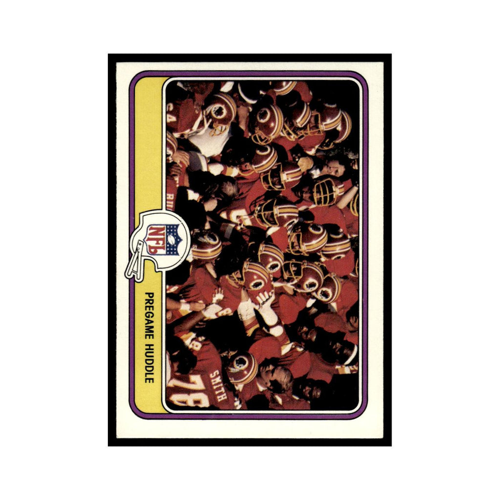 Pregame Huddle 1981 Fleer Team Action #86 Football Card NM