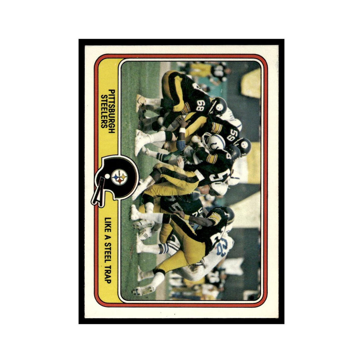 Like a Steel Trap 1981 Fleer Team Action #44 Pittsburgh Steelers NM