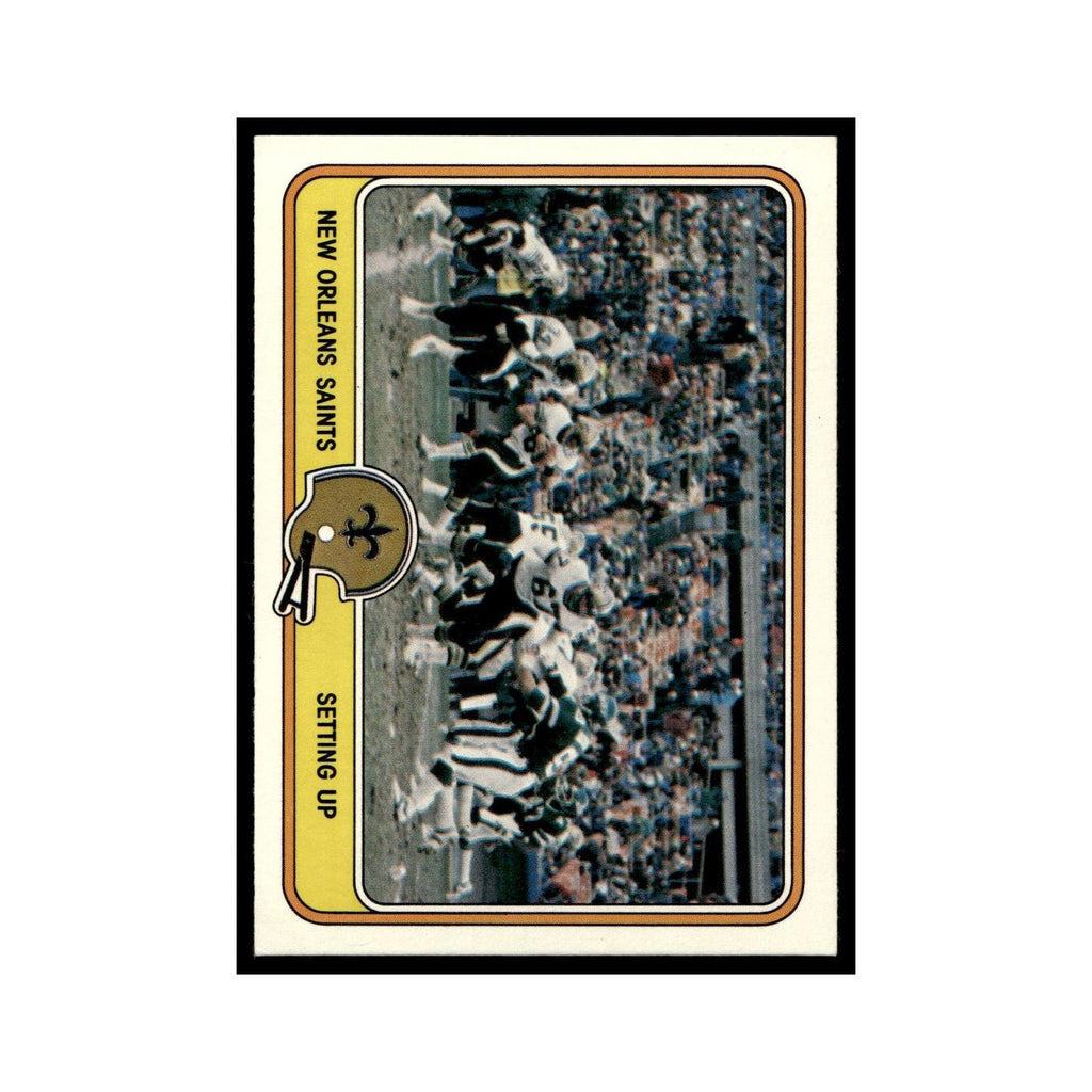 Sitting Up 1981 Fleer Team Action #33 New Orleans Saints Football Card NM