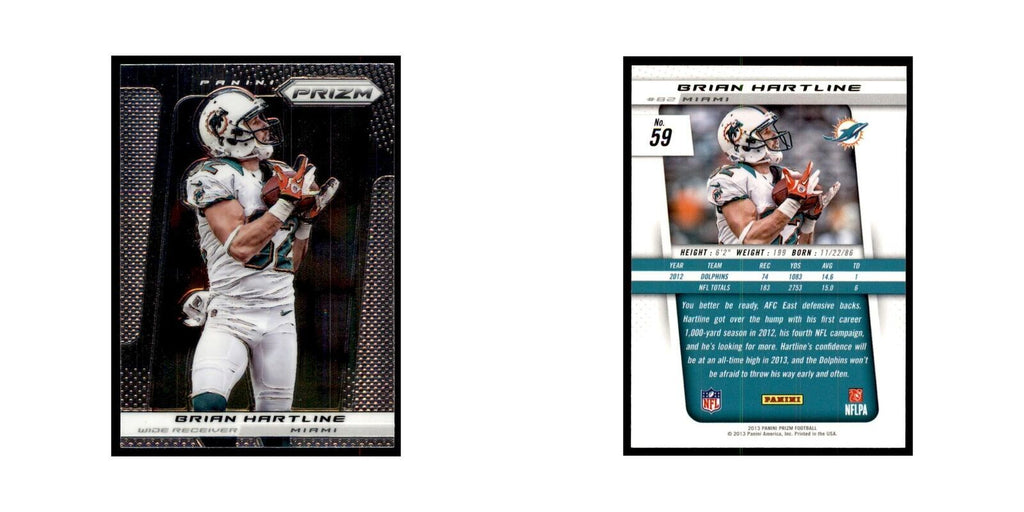 Brian Hartline 2013 Panini Prizm #59 Football Cards Football Card NM