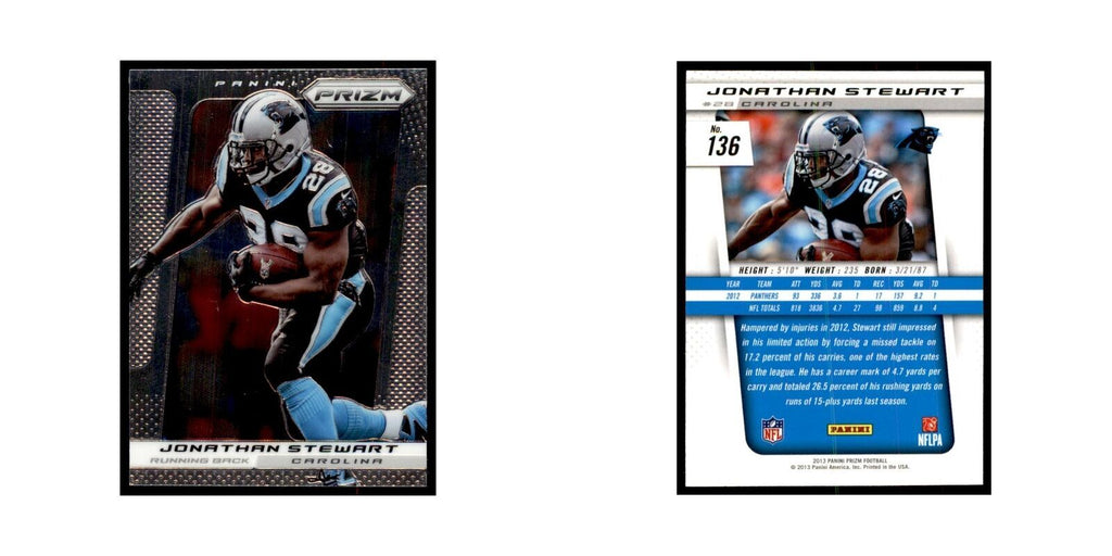 Jonathan Stewart 2013 Panini Prizm #136 Football Cards Football Card NM