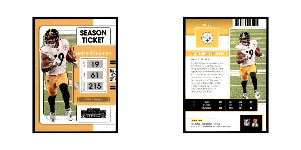 JuJu Smith-Schuster 2021 Panini Contenders #83 Football Cards Football Card NM