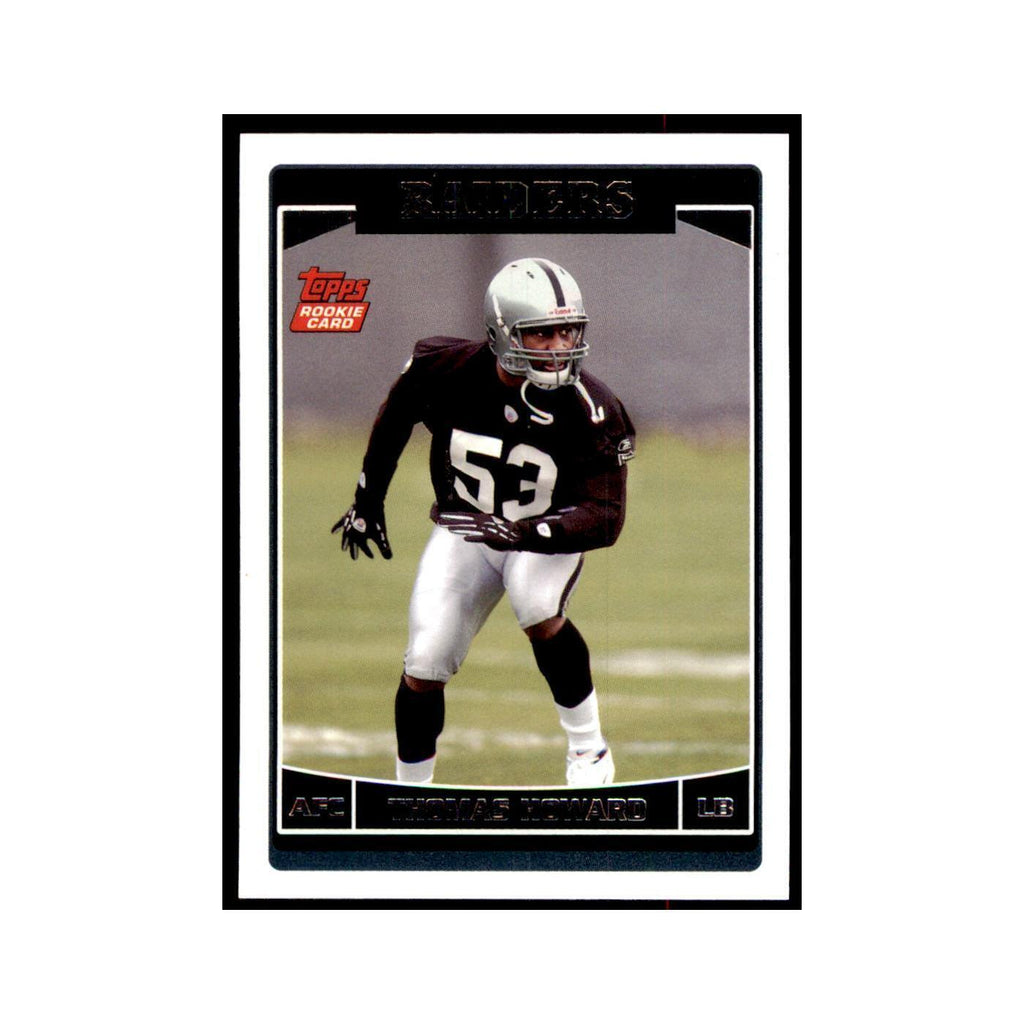 Thomas Howard Rookie 2006 Topps #335 Football Cards Football Card NM