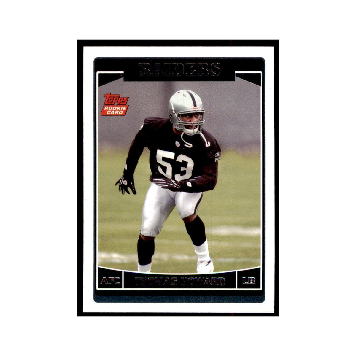 Thomas Howard Rookie 2006 Topps #335 Football Cards Football Card NM