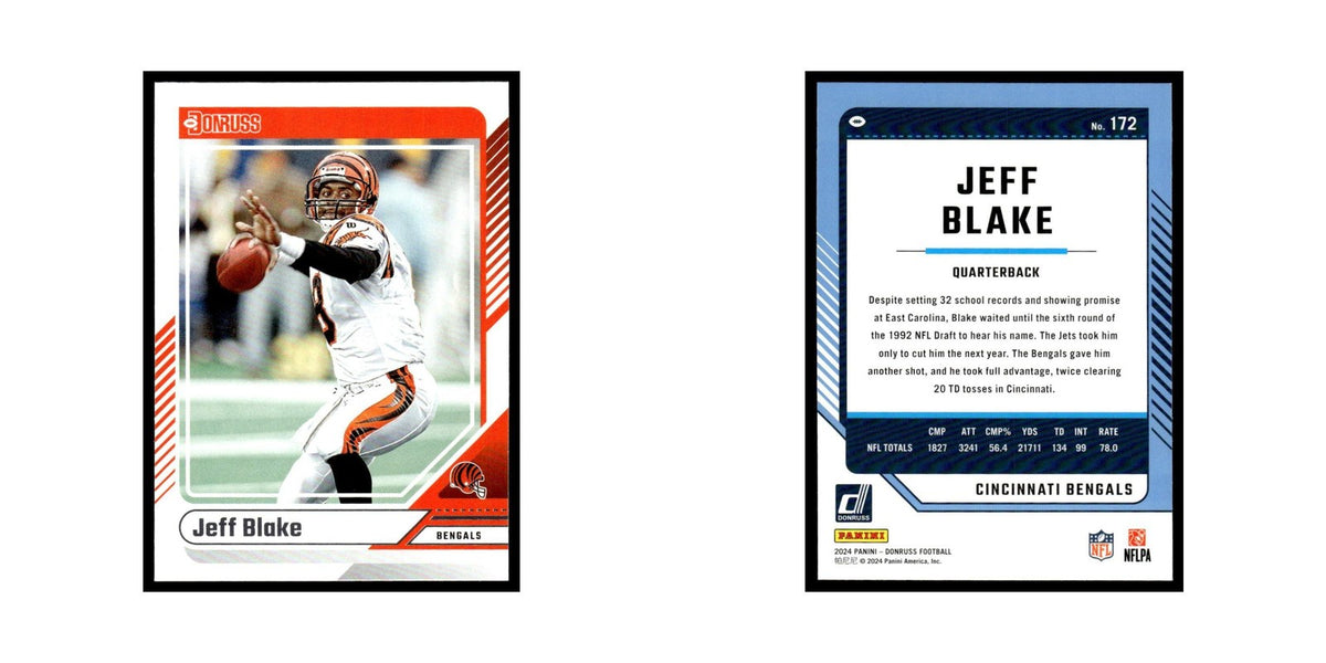Jeff Blake 2024 Donruss #172 Cincinnati Bengals Football Card NM