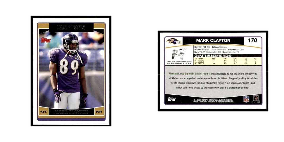 Mark Clayton 2006 Topps #170 Football Cards Football Card NM