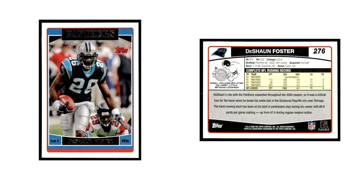 DeShaun Foster 2006 Topps #276 Football Cards Football Card NM