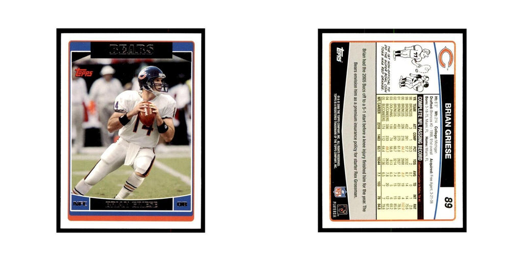 Brian Griese 2006 Topps #89 Football Cards Football Card NM