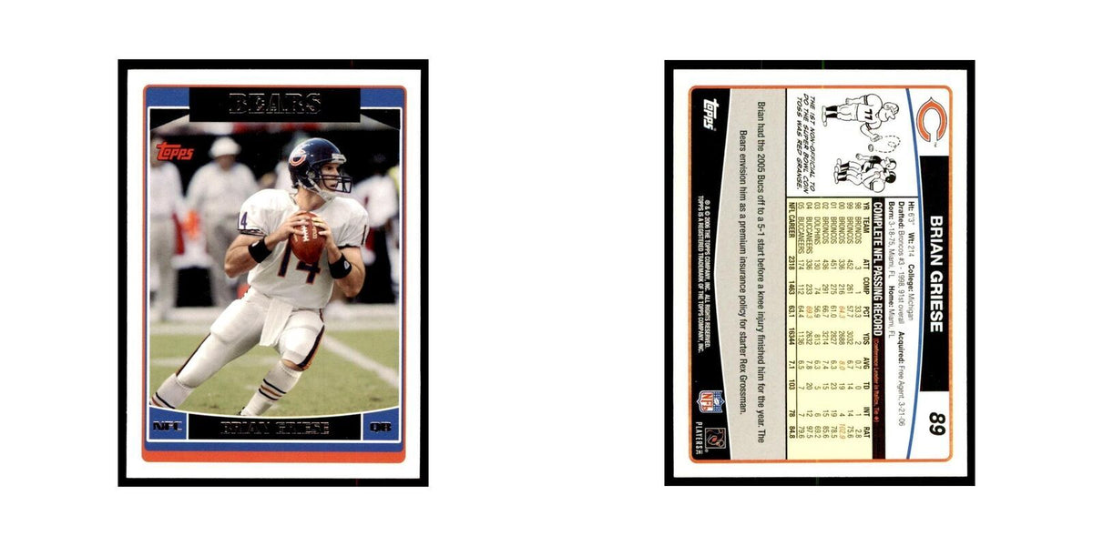 Brian Griese 2006 Topps #89 Football Cards Football Card NM