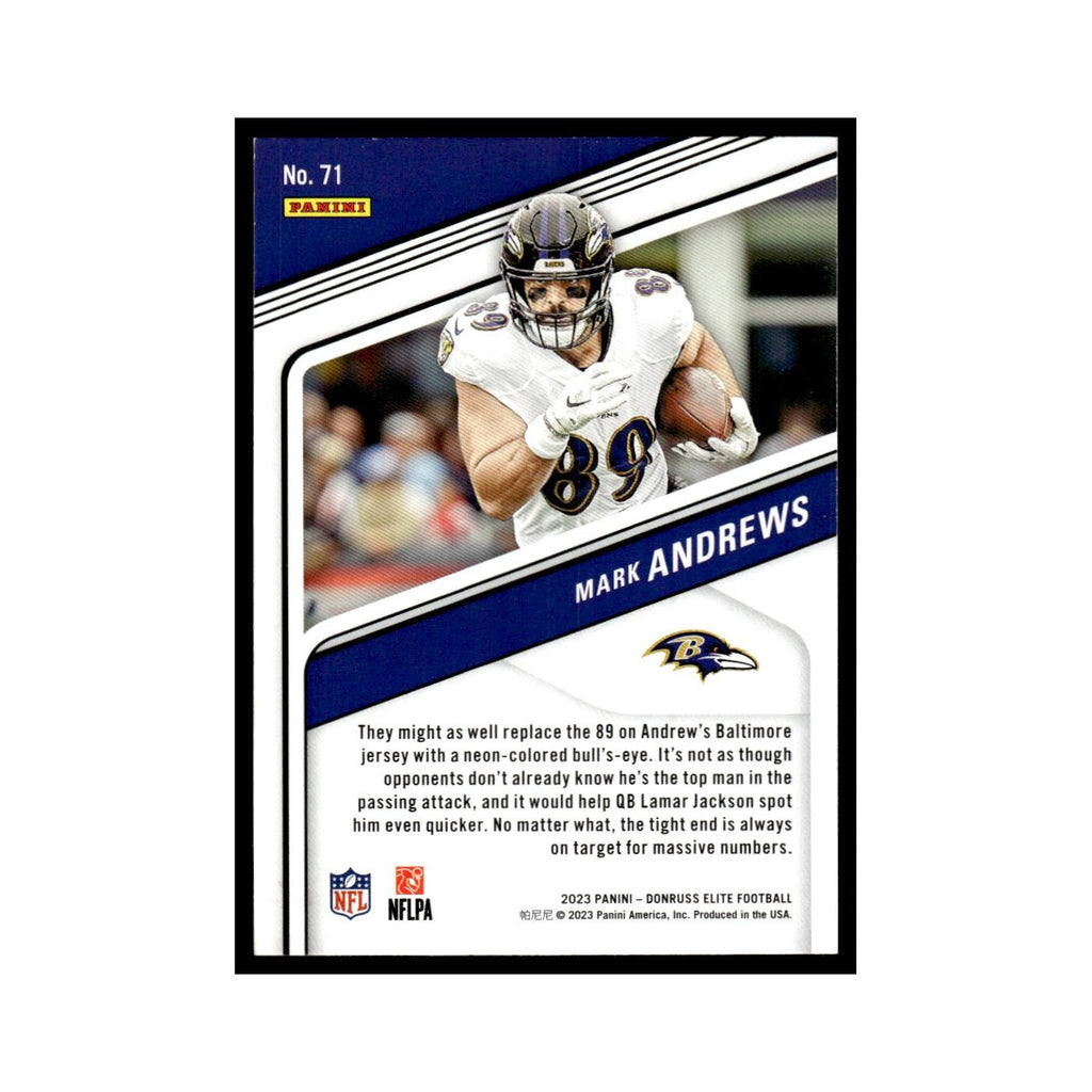 Mark Andrews 2023 Donruss Elite #7 Baltimore Ravens Football Card NM