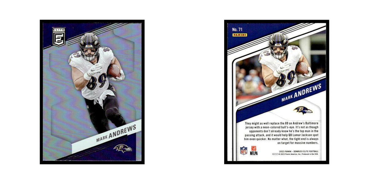 Mark Andrews 2023 Donruss Elite #7 Baltimore Ravens Football Card NM