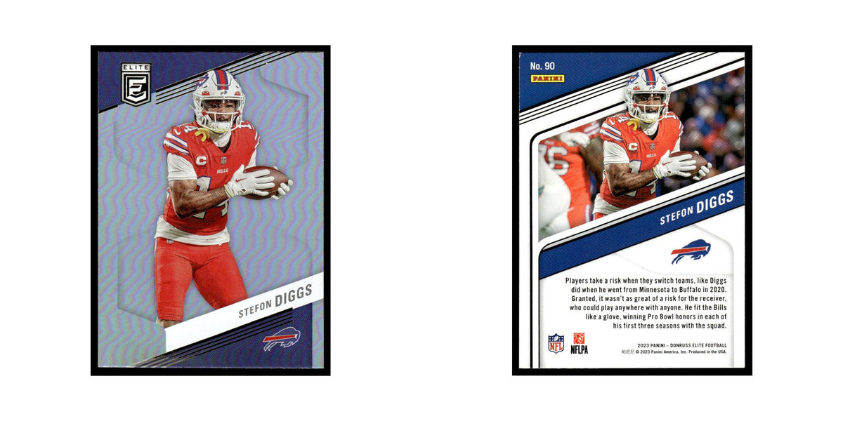 Stefon Diggs 2023 Donruss Elite #90 Buffalo Bills Football Card NM