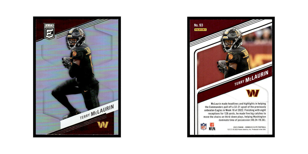 Terry McLaurin 2023 Donruss Elite #93 Washington Commanders Football Card NM