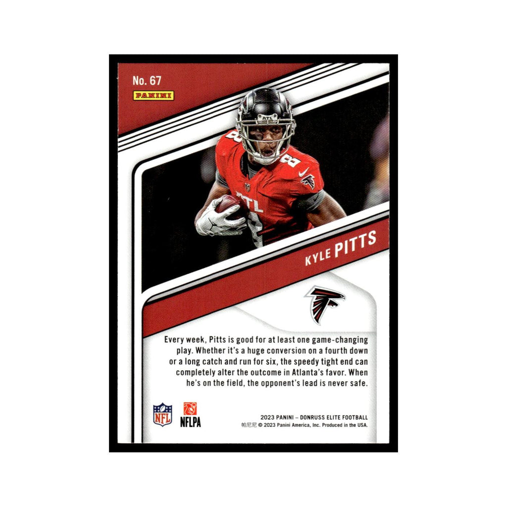 Kyle Pitts 2023 Donruss Elite #67 Atlanta Falcons Football Card NM