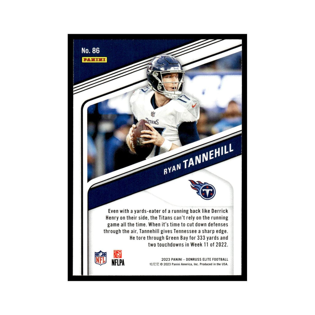 Ryan Tannehill 2023 Donruss Elite #86 Tennessee Titans Football Card NM