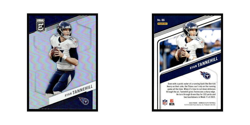 Ryan Tannehill 2023 Donruss Elite #86 Tennessee Titans Football Card NM