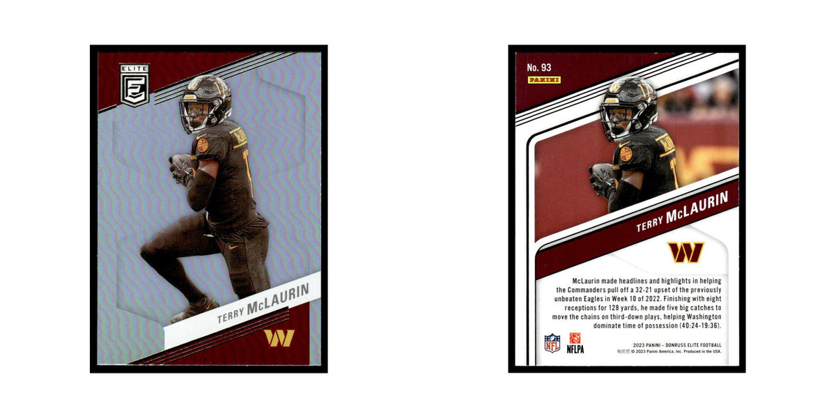 Terry McLaurin 2023 Donruss Elite #93 Washington Commanders Football Card NM