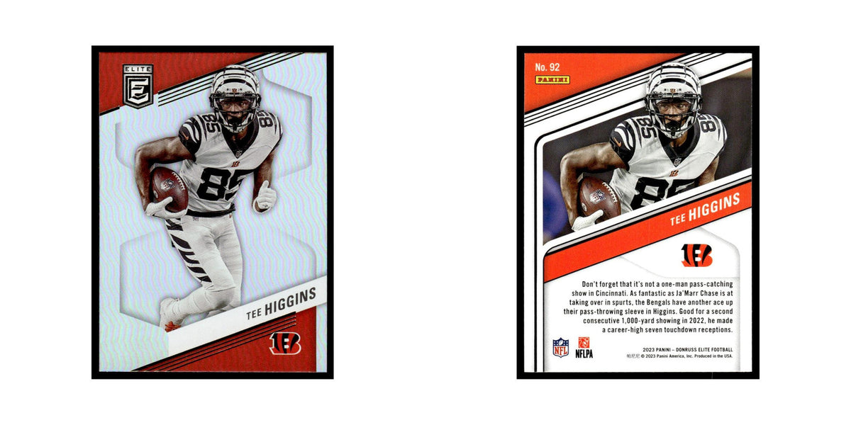 Tee Higgins 2023 Donruss Elite #92 Cincinnati Bengals Football Card NM