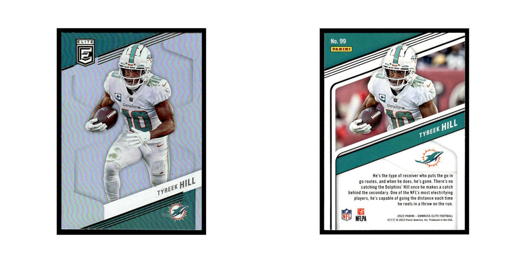Tyreek Hill 2023 Donruss Elite #99 Miami Dolphins Football Card NM