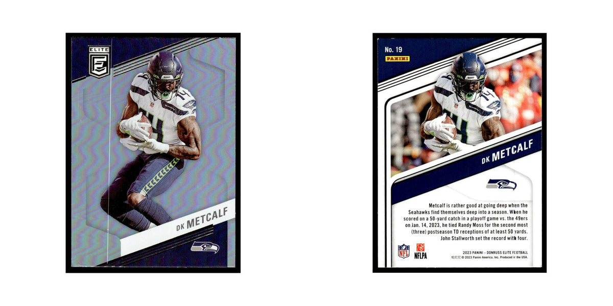 DK Metcalf 2023 Donruss Elite #19 Seattle Seahawks Football Card NM