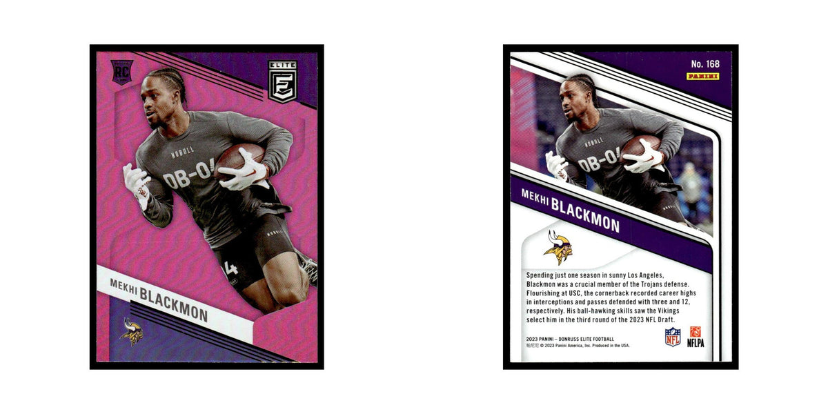 Mekhi Blackmon 2023 Donruss Elite #168 Minnesota Vikings Football Card NM