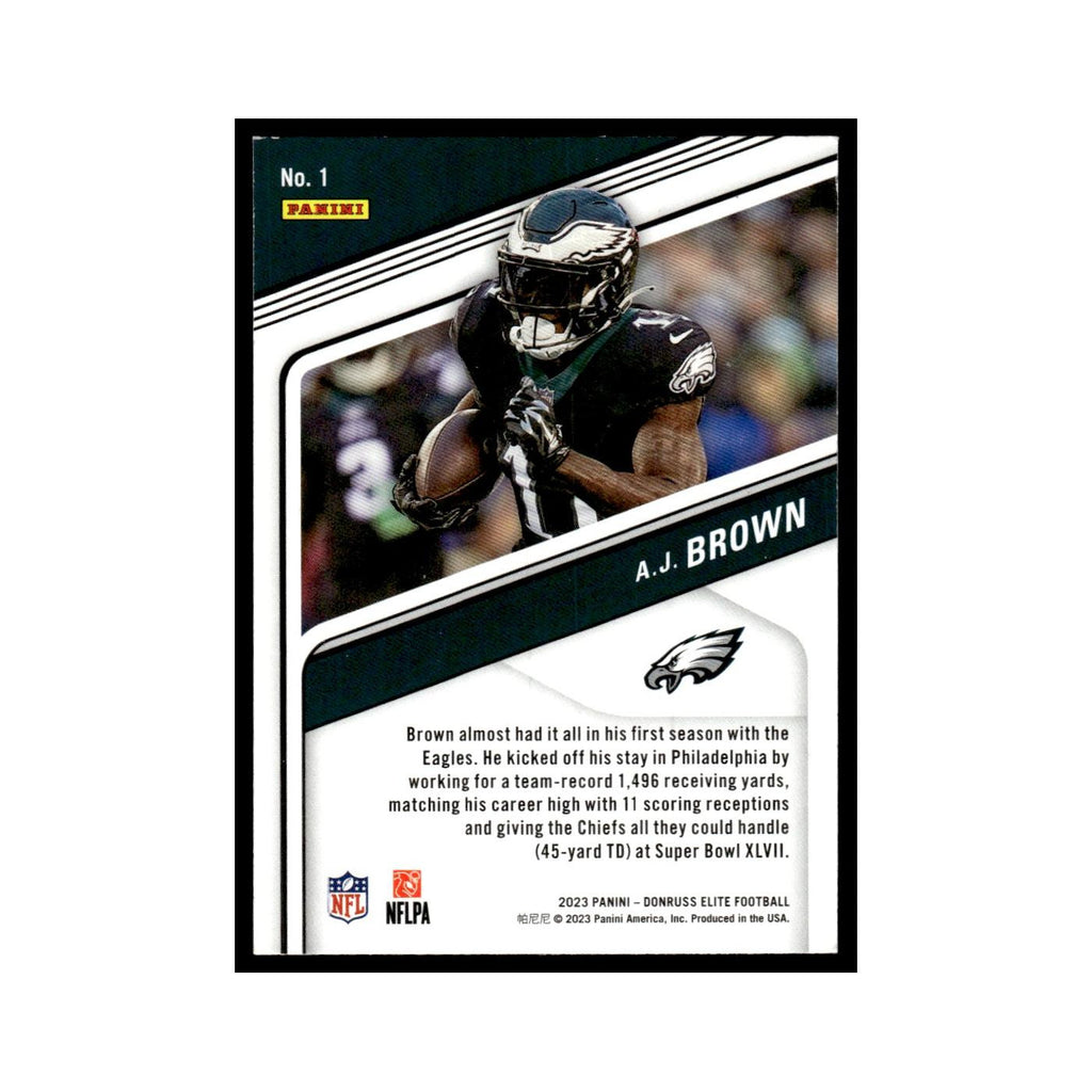 A.J. Brown 2023 Donruss Elite #1 Ole Miss Rebels Football Card NM