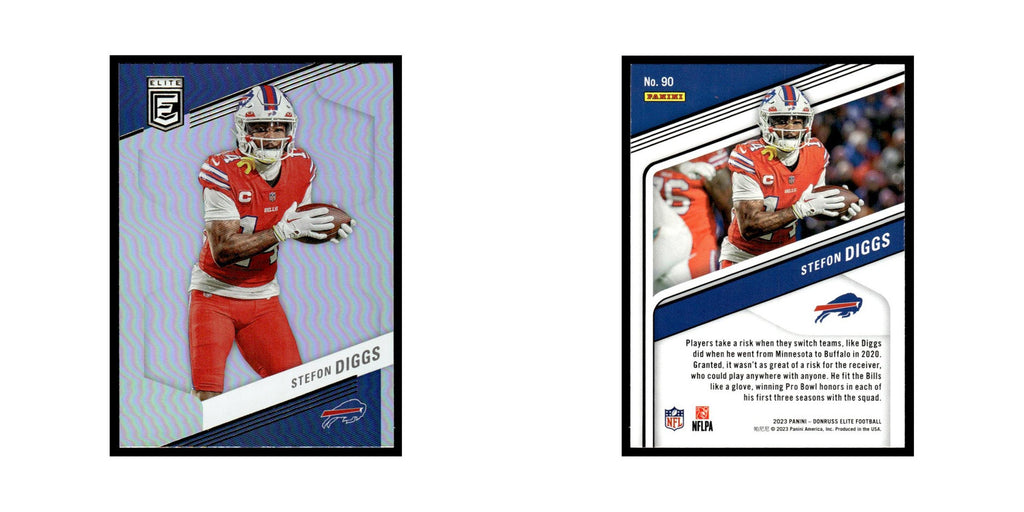 Stefon Diggs 2023 Donruss Elite #90 Buffalo Bills Football Card NM