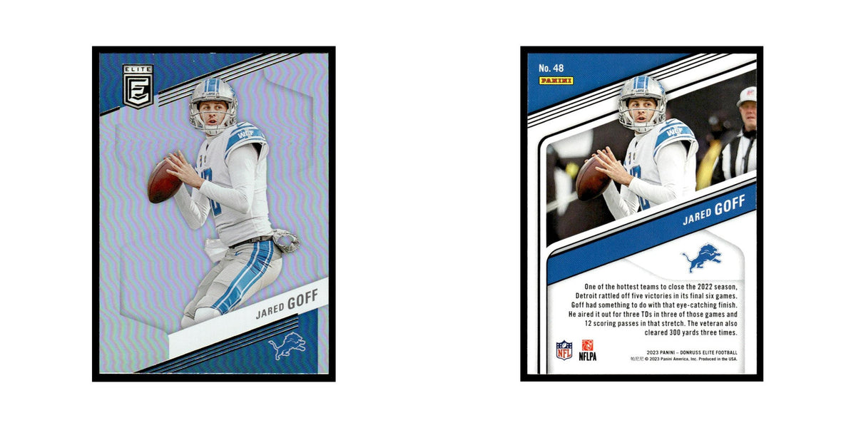 Jared Goff 2023 Donruss Elite #48 Detroit Lions Football Card NM