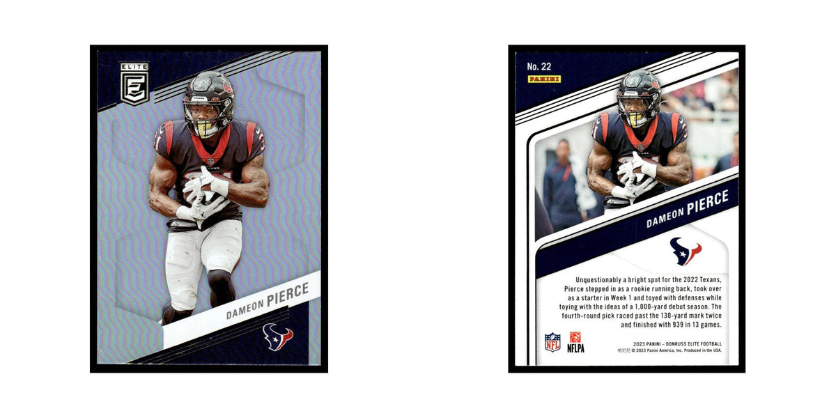 Dameon Pierce 2023 Donruss Elite #22 Houston Texans Football Card NM