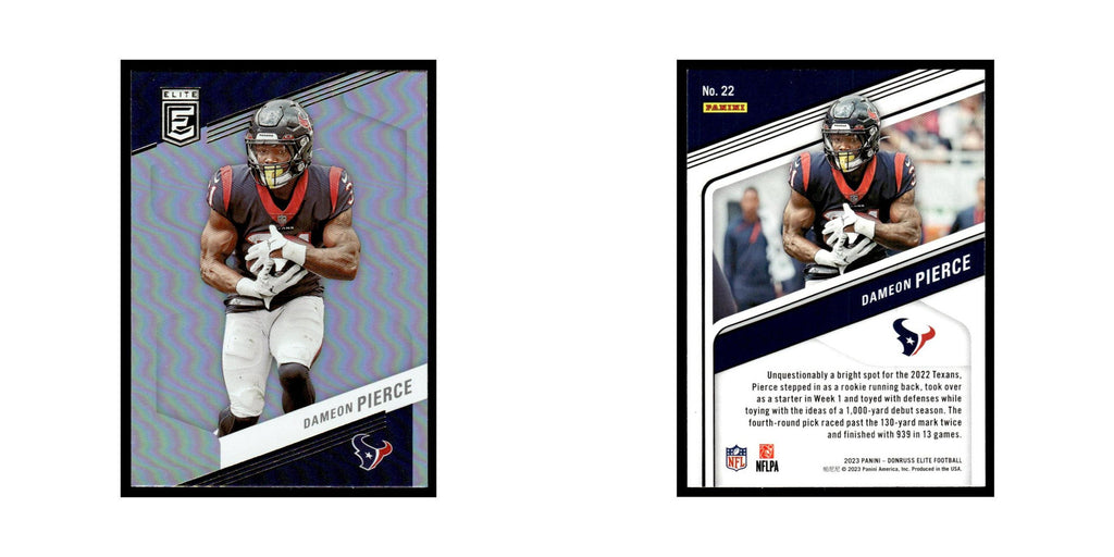 Dameon Pierce 2023 Donruss Elite #22 Houston Texans Football Card NM