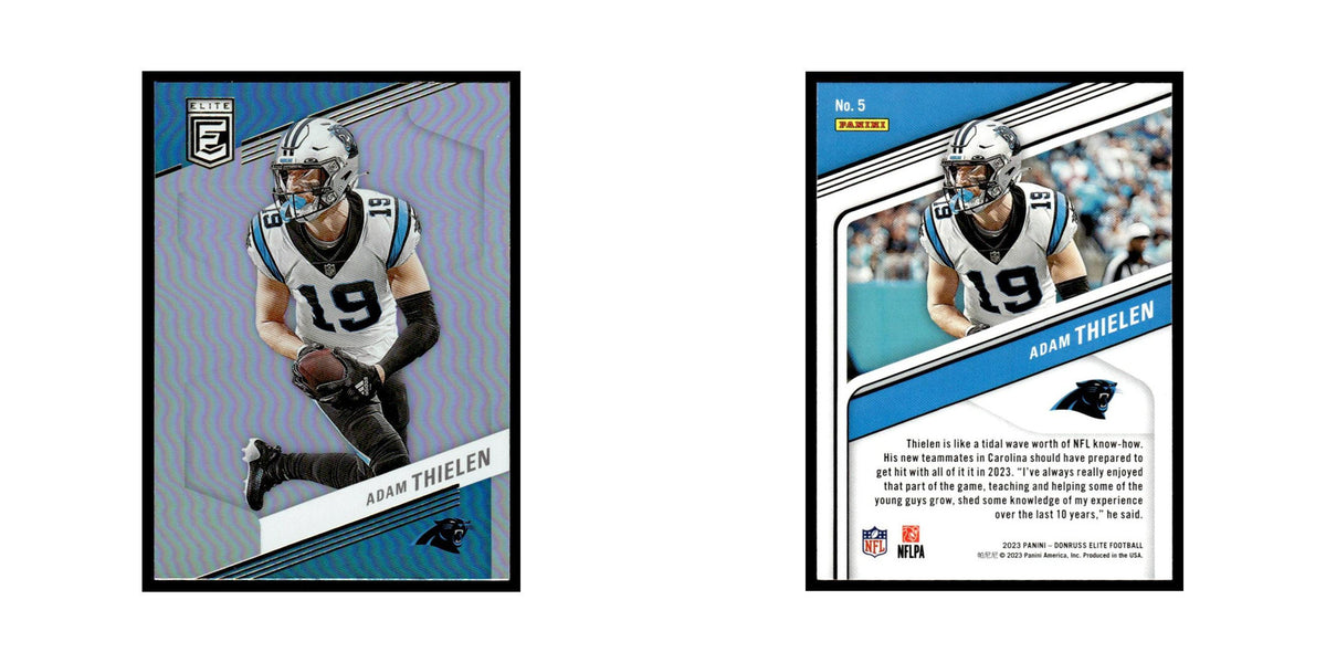 Adam Thielen 2023 Donruss Elite #5 Carolina Panthers Football Card NM