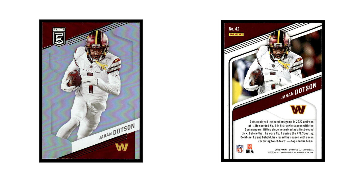 Jahan Dotson 2023 Donruss Elite #42 Washington Commanders Football Card NM