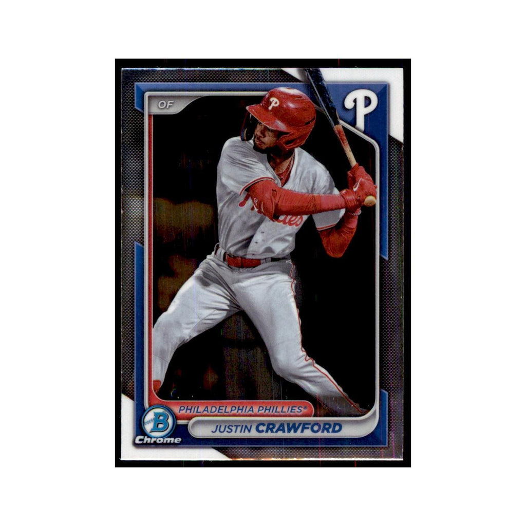 Justin Crawford 2024 Bowman Chrome #BCP-17 Baseball Cards Baseball Card NM
